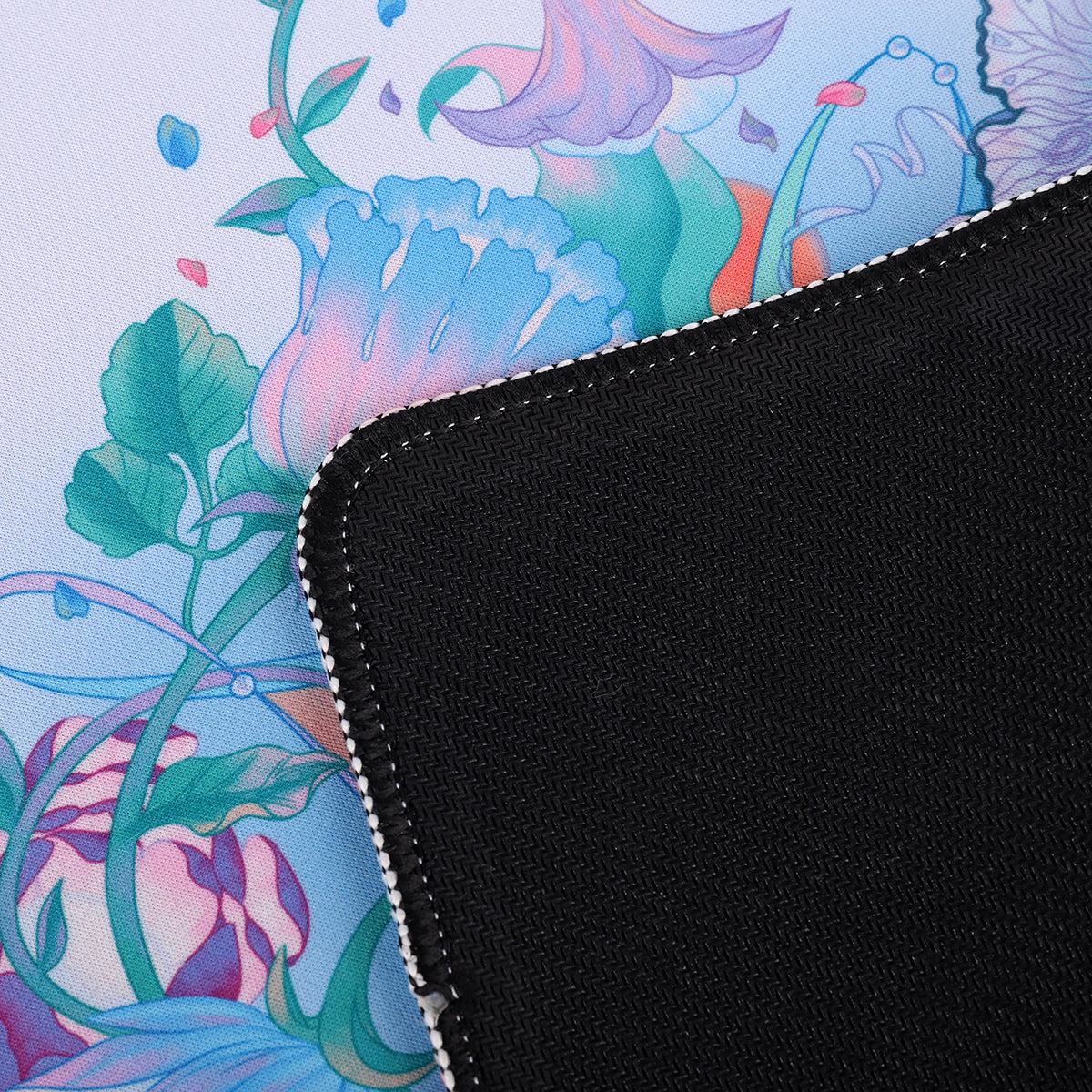 sugarplum Botanical Floral Rubber Gaming Mousepad Mat