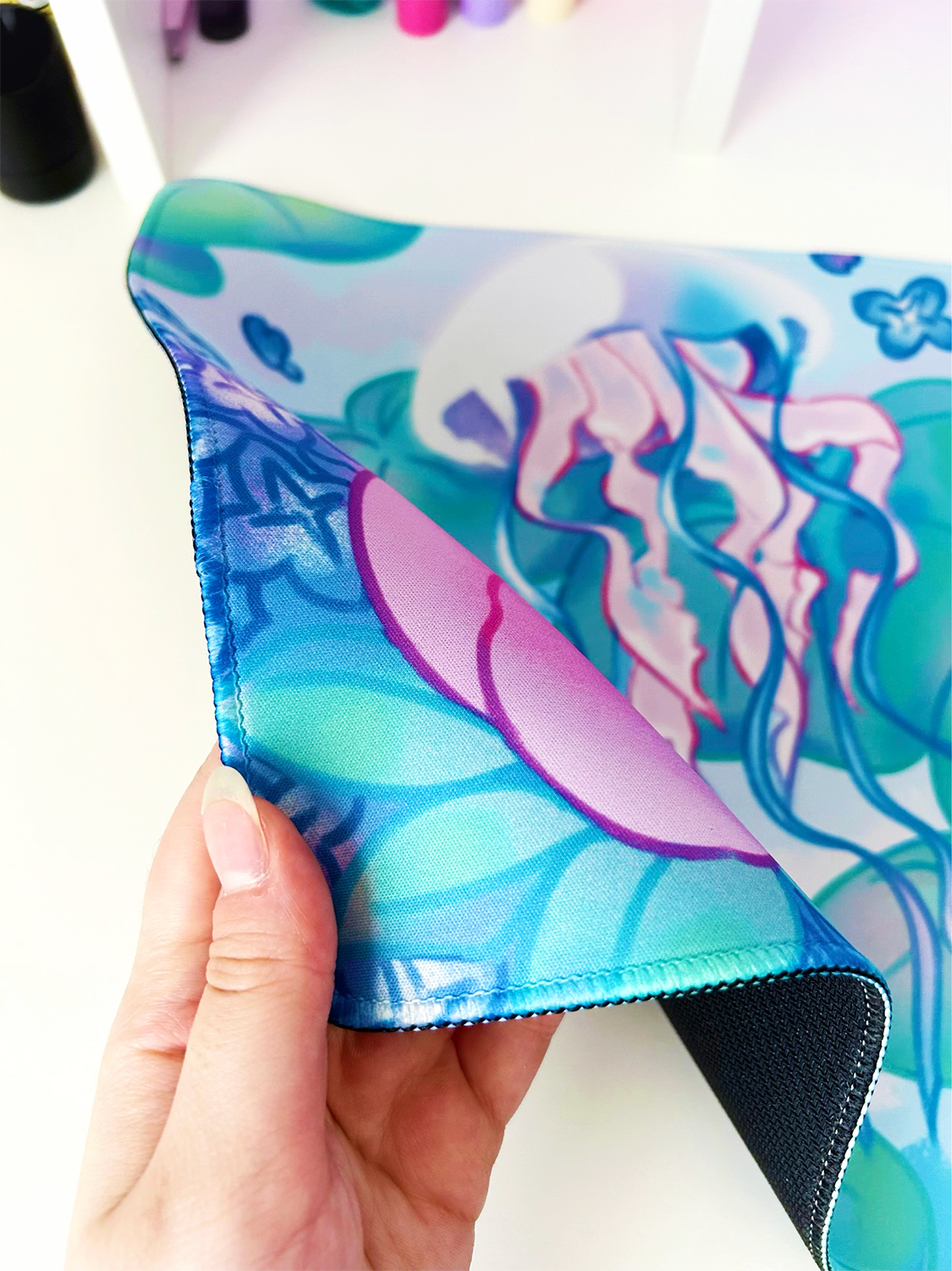 Jellyfish Garden Adorable Ocean Mousepad Desk Mat Gaming Set-up