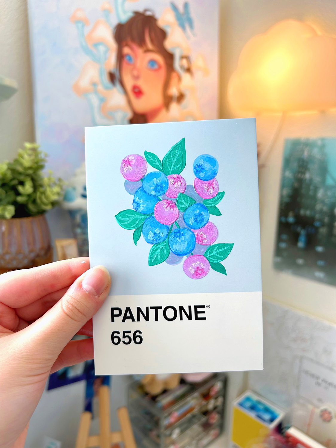 Pantone Photocards!  Postcard art, Paint chip art, Amazing art painting
