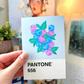 “Spring Blueberries” Pantone Postcard Gouache Painting - 4x6in