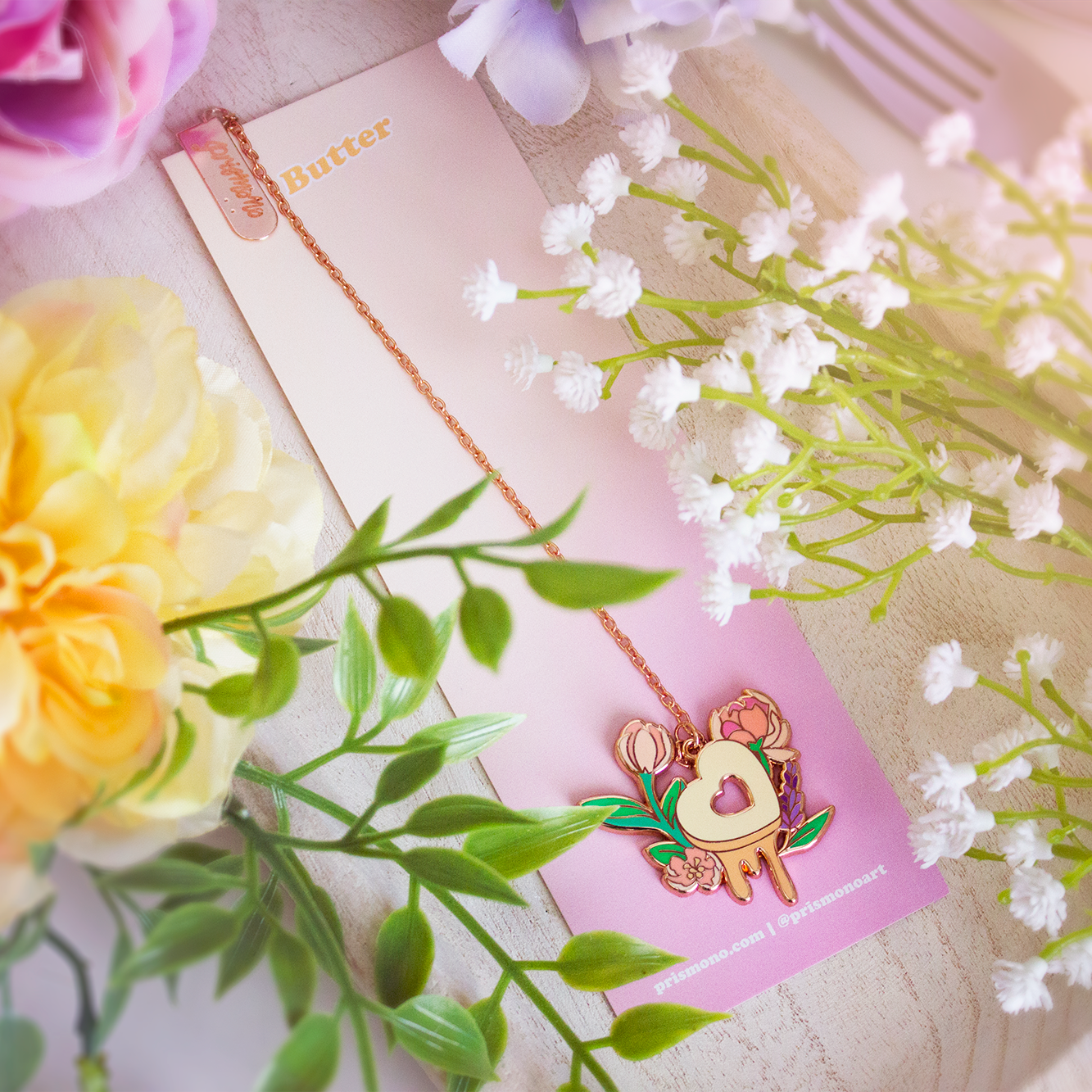 Adorable BTS Butter Enamel Lapel Metal Bookmark Stationery
