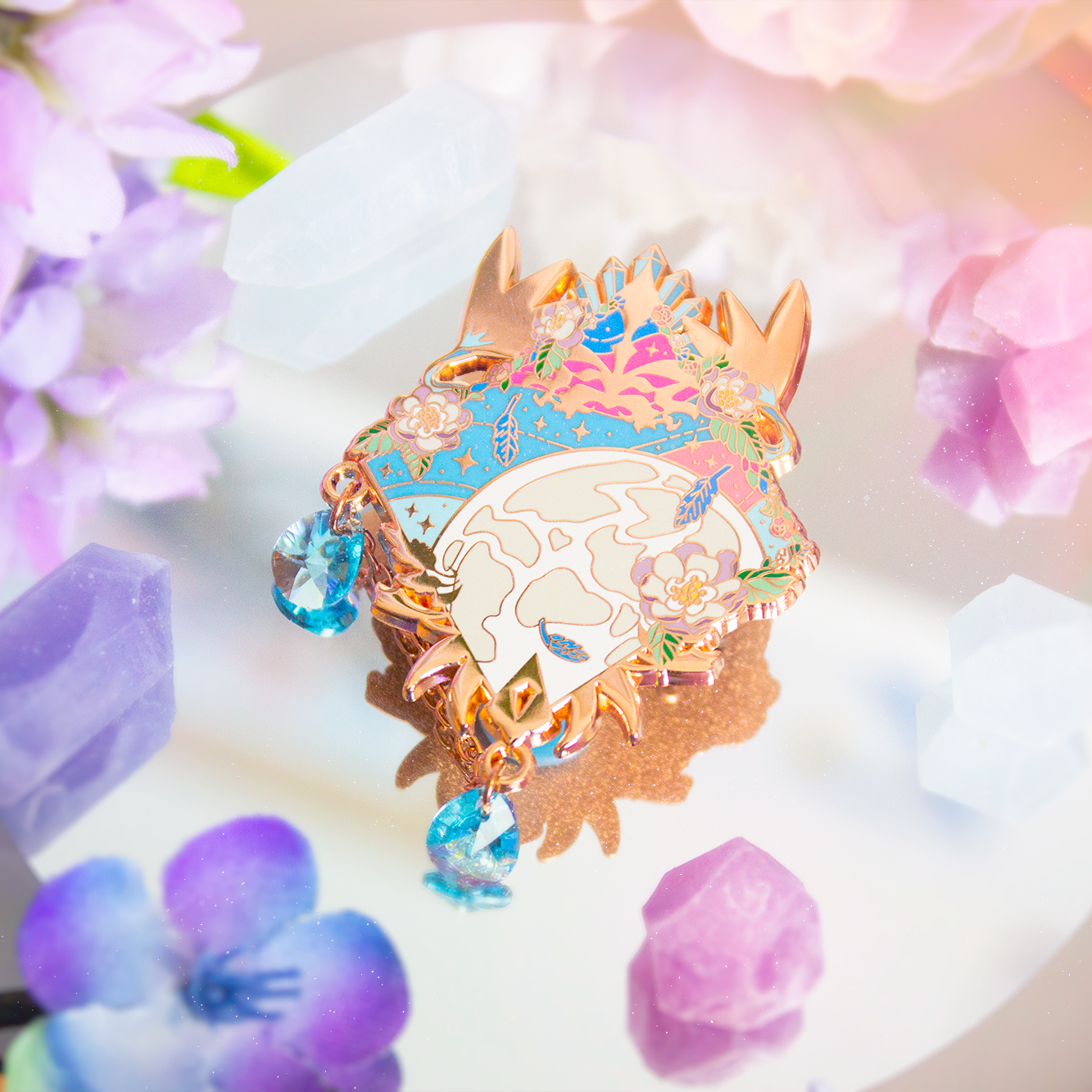 Final Fantasy 14 XIV Enamel Lapel Pin Badge Endwalker Square Enix