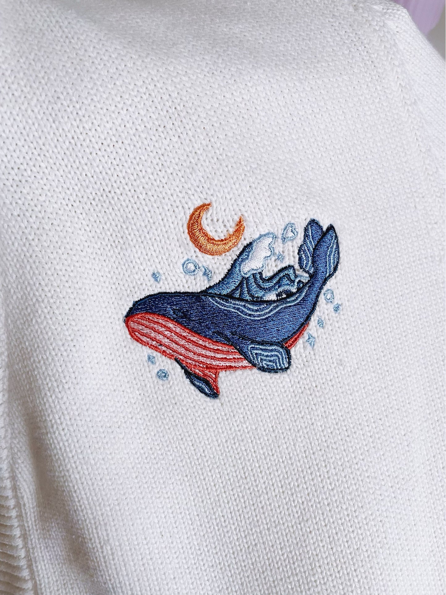 Adorable Ocean Whale Aesthetic Unisex Cardigan Kawaii Fashion