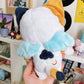 Adorable Calico Cat Plush Stuffed Toy with Angel Wings