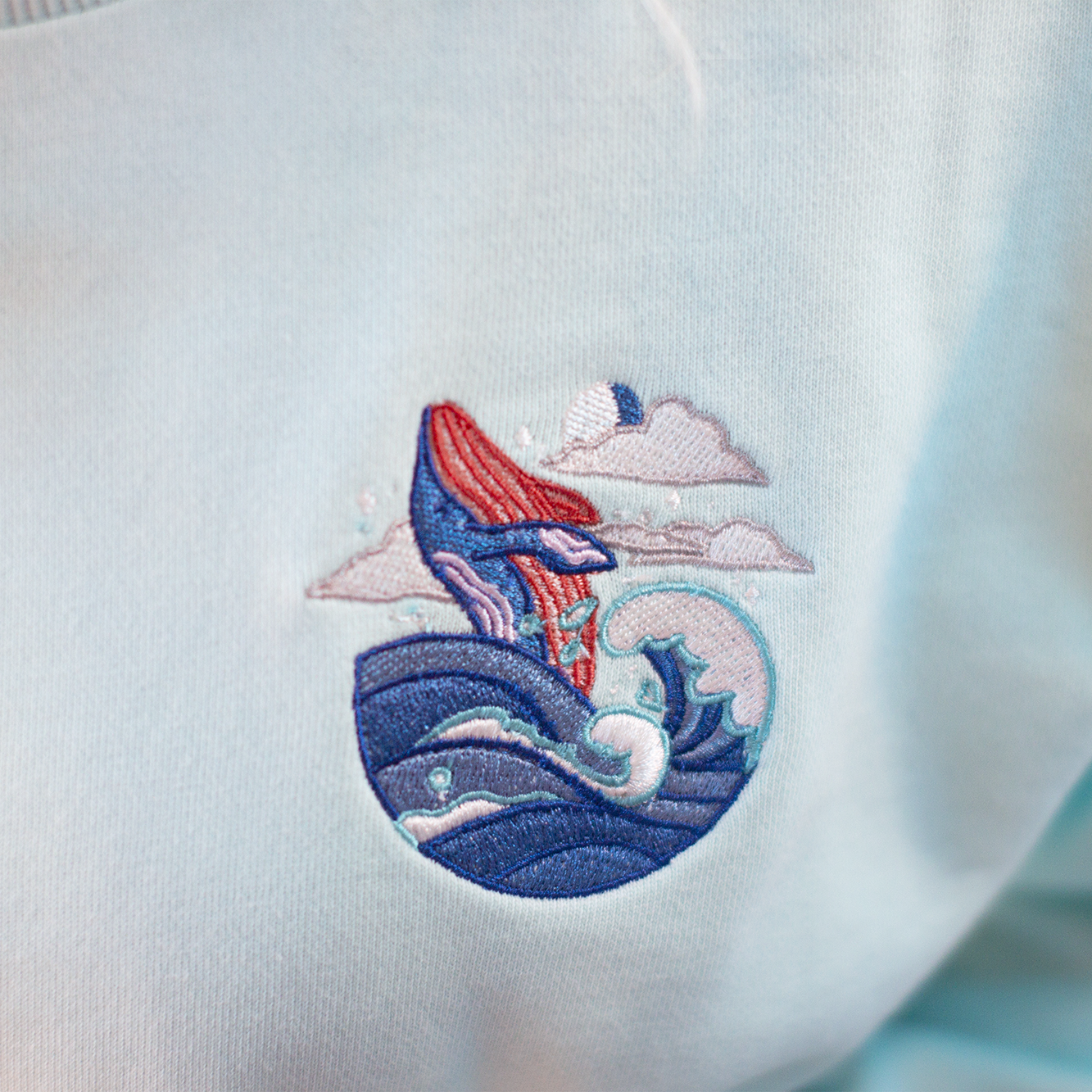 Adorable Ocean Whale Aesthetic Unisex Sweatshirt Sweater Kawaii Fashion
