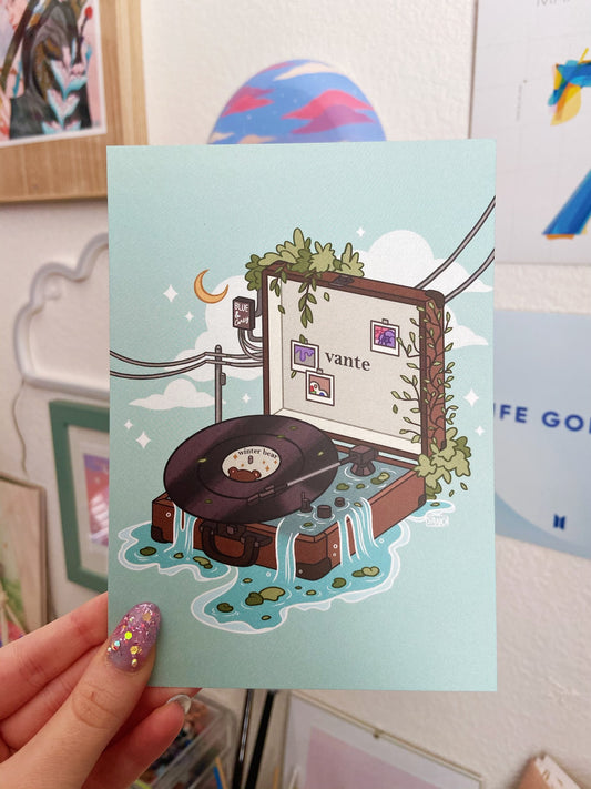 BTS Kim Taehyung V Vante Postcard Print Kpop Music