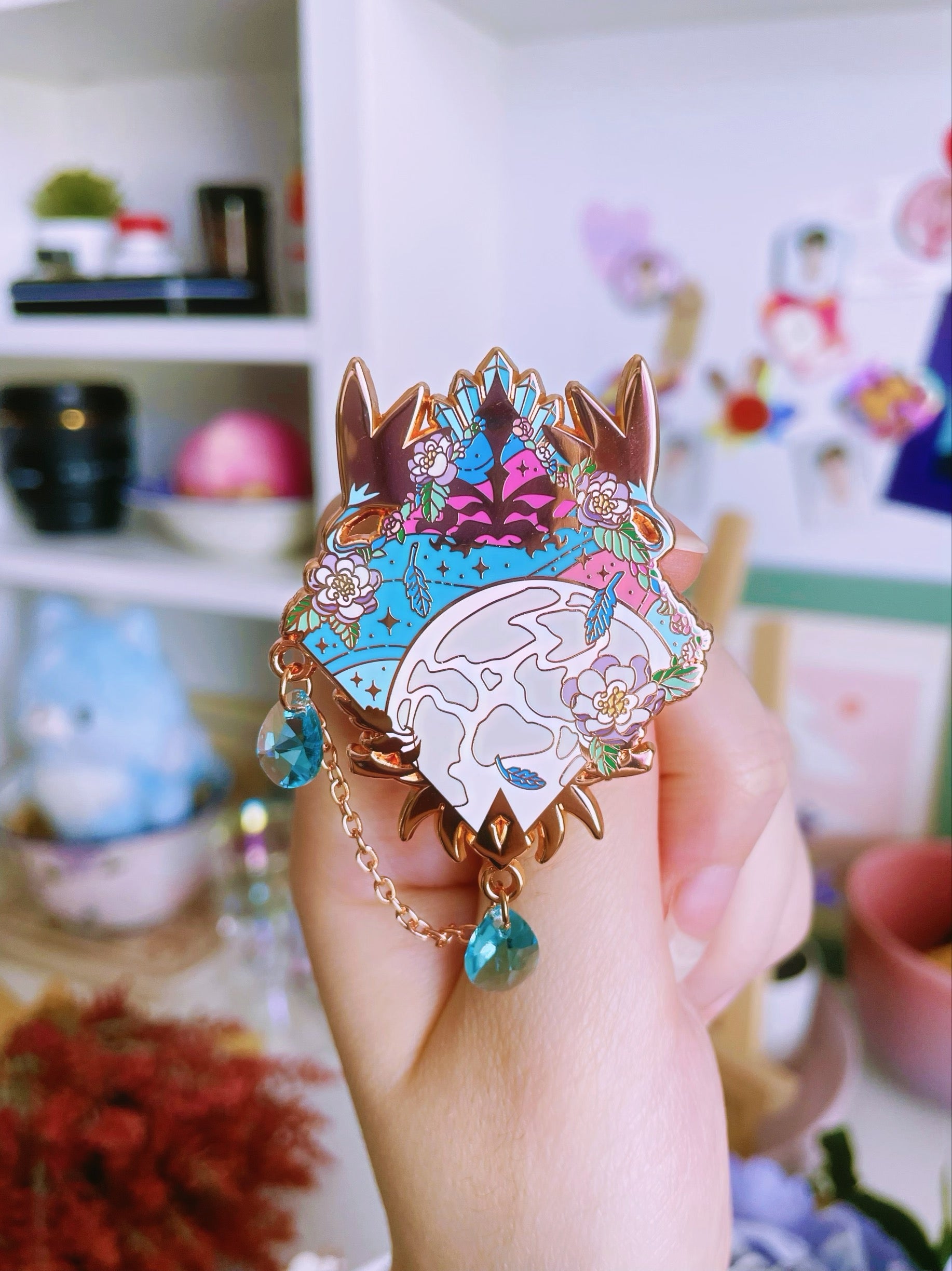Final Fantasy 14 XIV Enamel Lapel Pin Badge Endwalker Square Enix