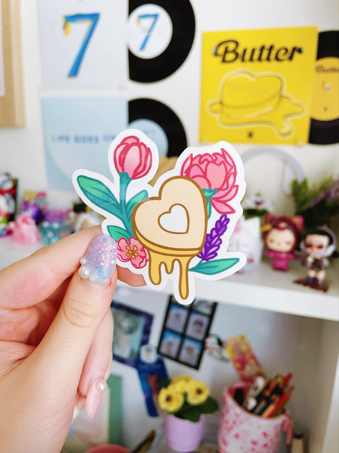 Adorable BTS Butter Transparent Sticker Set Stationery Kpop