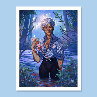 [BG3] Danse Macabre Astarion Art Print & Postcard (2 SIZES)