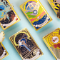 Final Fantasy Tarot Card Enamel Pin Video Game Square Enix Series