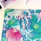 A high quality wide mousepad mat featuring Prismono's Jellyfish Garden concept