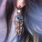 Jellyfish Garden Hypoallergenic Stainless Steel Dangle Earrings Mismatched Jewelry Japanese Fashion Aquatic Ocean Sea Inspired Jewelry Design Rose Gold