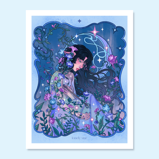 Lonely Star 8.5x11" Art Print