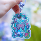 Stained Glass Butterfly Floral Transparent Acrylic Keychain Ghibli Cozy Aesthetic