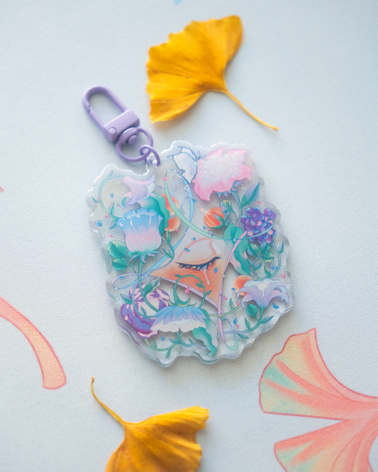 "Sugarplum" Acrylic Keychain