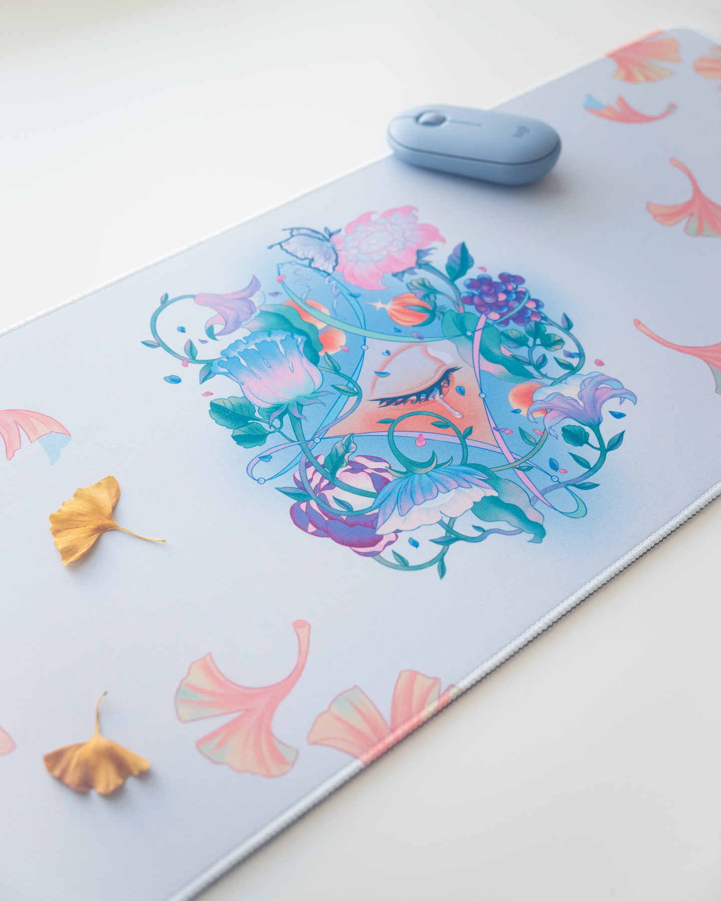 "Sugarplum" 12x31" Desk Mousepad Mat