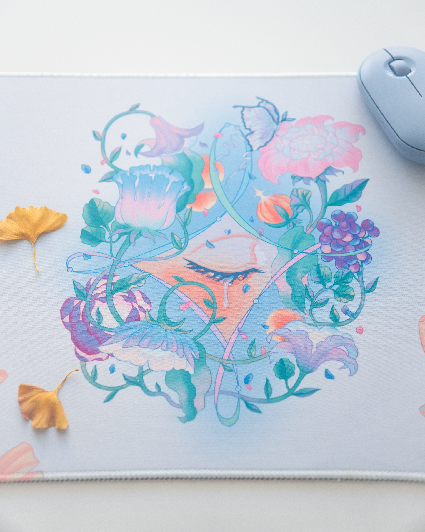 "Sugarplum" 12x31" Desk Mousepad Mat