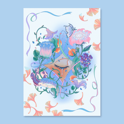 sugarplum 8.5x11" Art Print & Postcard (2 SIZES)