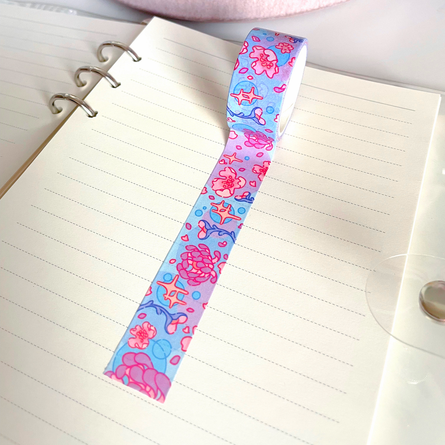 Dreamy Magical Flower Washi Tape Stationery