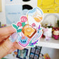 Adorable BTS Butter Transparent Sticker Set Stationery Kpop