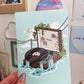 BTS Kim Taehyung V Vante Postcard Print Kpop Music